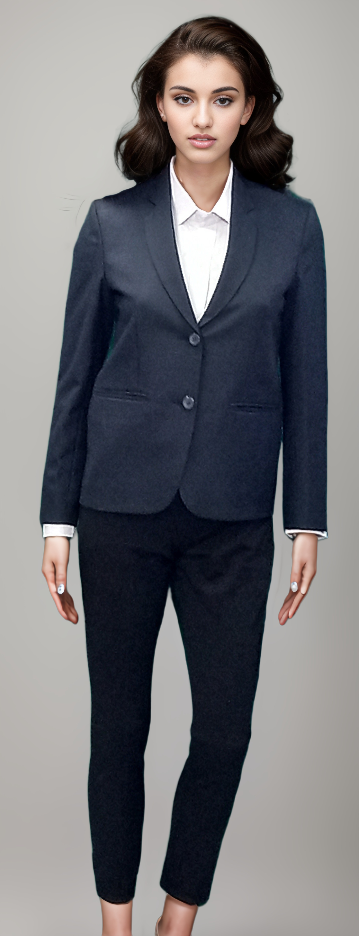 Blazer Ladies Navy Blue - J R GARMENTS