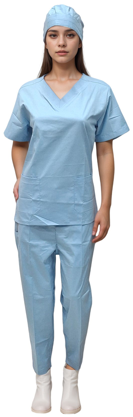 Stretchable Scrub Ocean Blue - HICKORY Doctor Wear for Comfort and Style