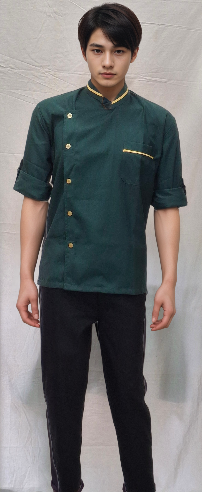Chef Coat Bottle Green