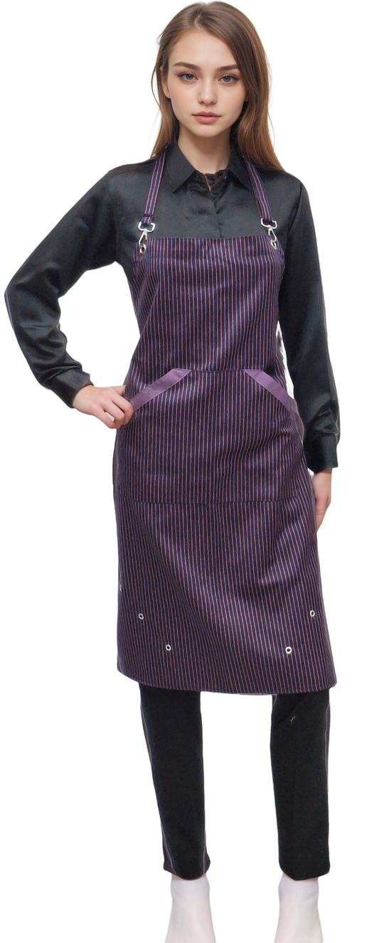 Premium Kitchen Apron with Lavender Lining - HICKORY Brand for Stylish Cooking - J R GARMENTS