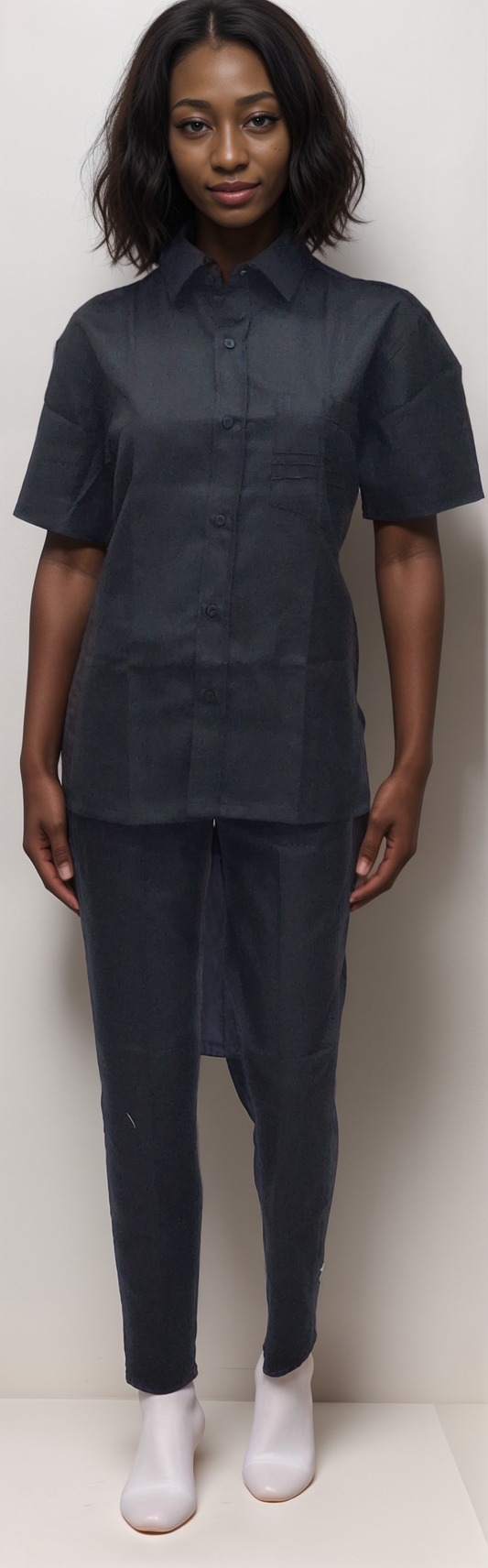 Safari Top Black , Bouncer Shirt | HICKORY - J R GARMENTS