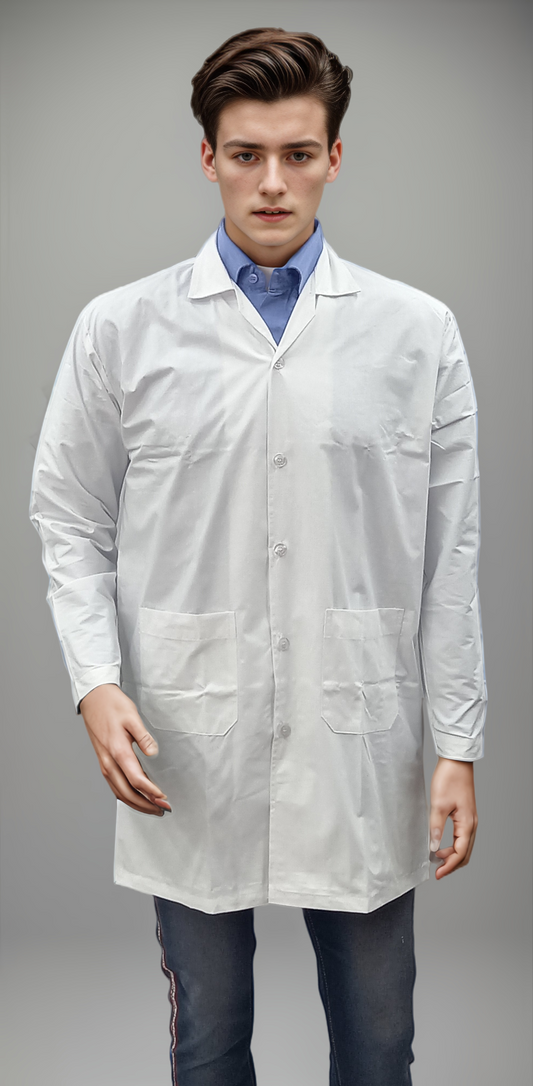 Long Apron with 5 Buttons