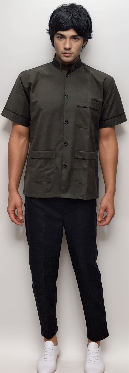 Helping Staff Shirt Olive