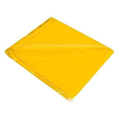 HICKORY Waterproof PVC Industrial Apron – Chemical & Acid Resistant (Yellow, 24×48 Inch)