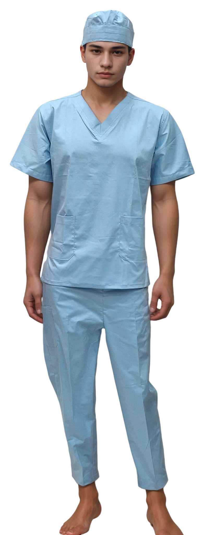 Stretchable Scrub Ocean  Blue | HICKORY - Doctor Wear