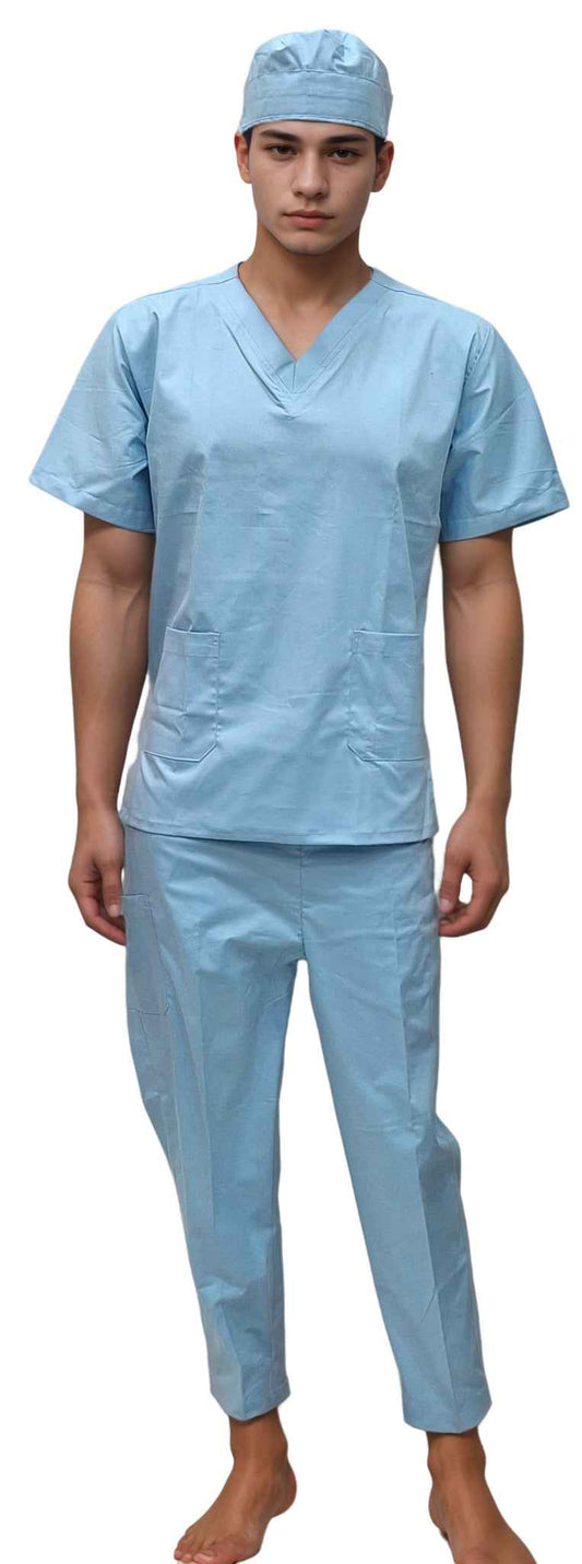 Stretchable Scrub Ocean  Blue | HICKORY - Doctor Wear
