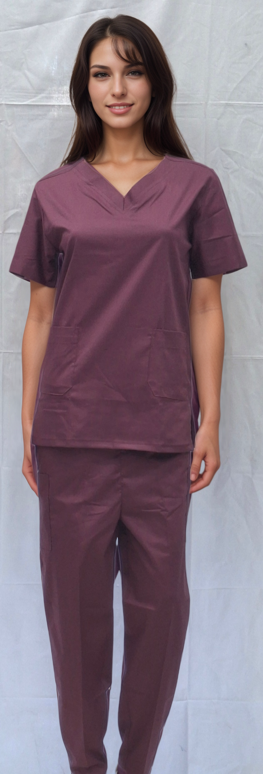 Stretchable Scrub Plum | HICKORY
