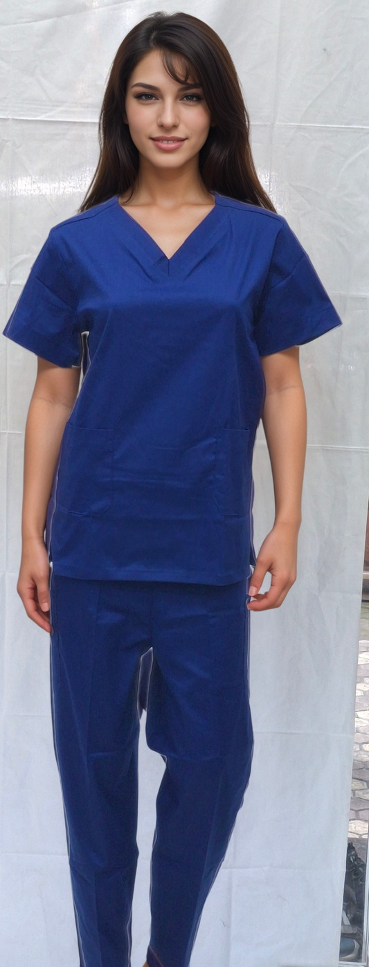 Stretchable Scrub  Royal Blue | HICKORY