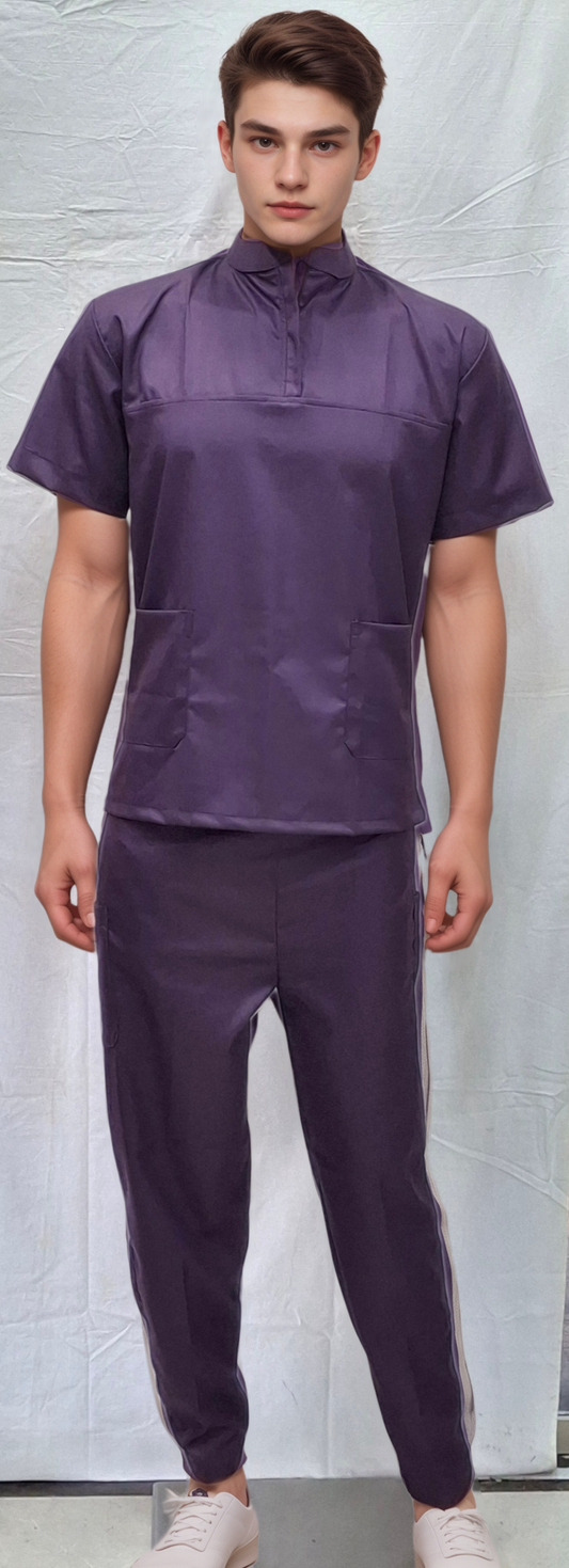 Scrubs Chinese Collar | HICKORY