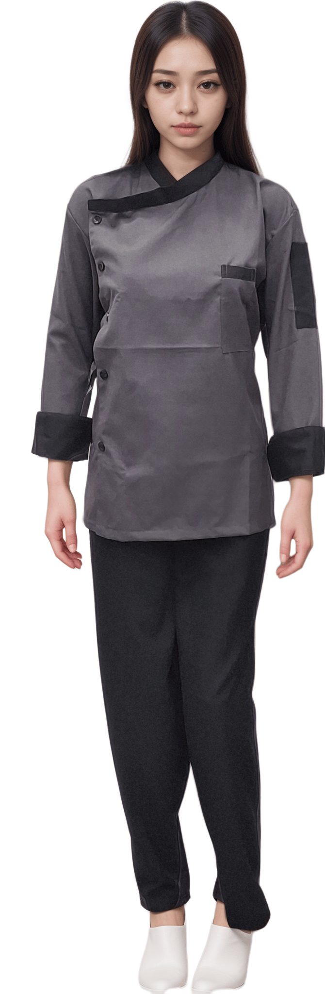 Chef Coat - Stylish Rusty Grey Chef Coat for Culinary Professionals