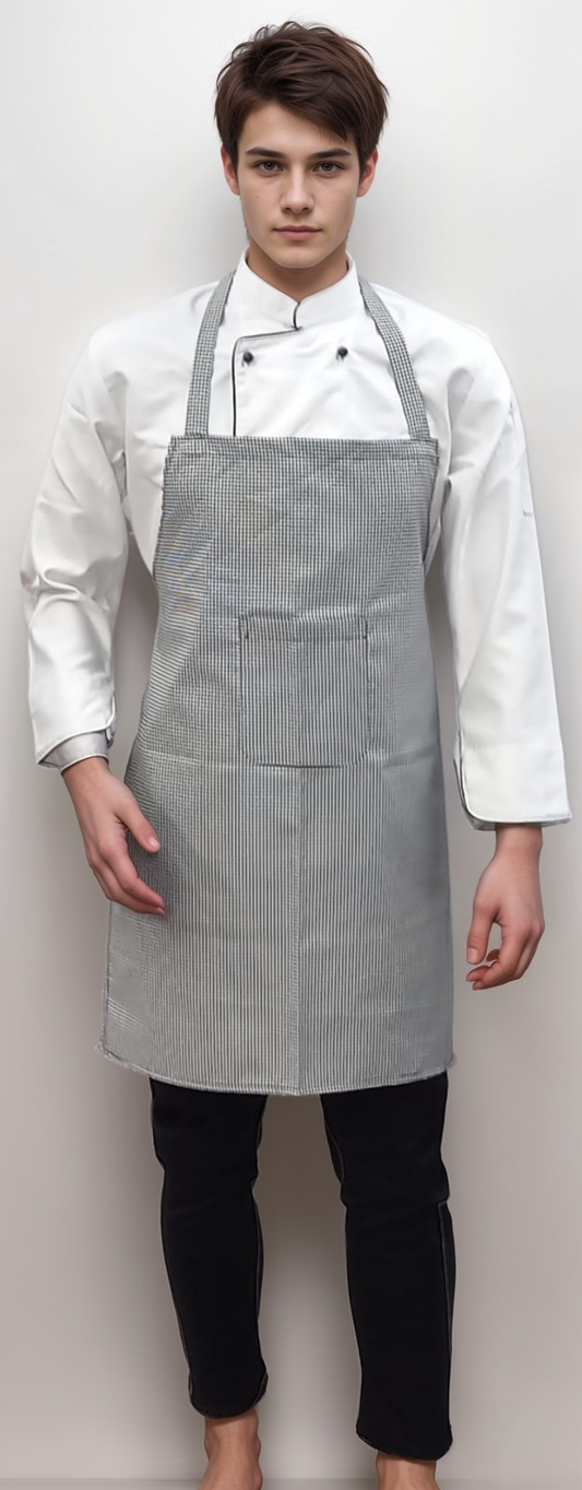 Kitchen Apron Black & White Checks