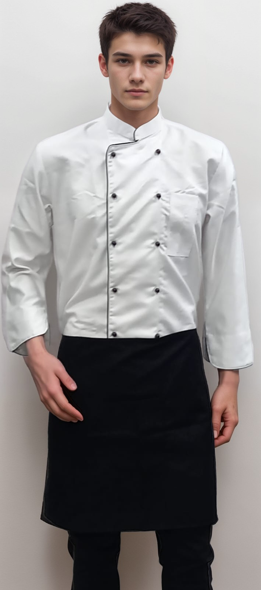 Kitchen Apron Half Black