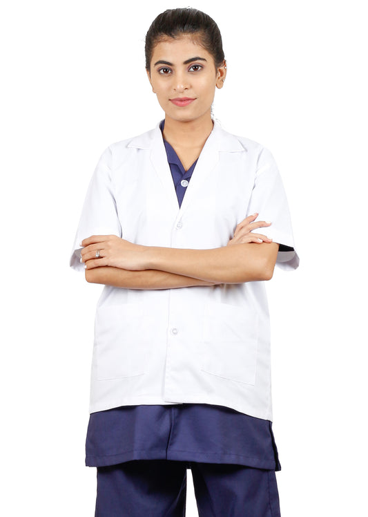 Apron Half Sleeves 3 Button