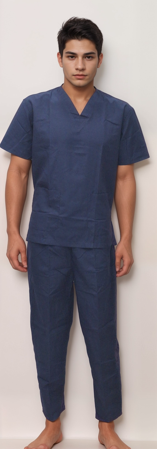 Scrub Dress Navy Blue