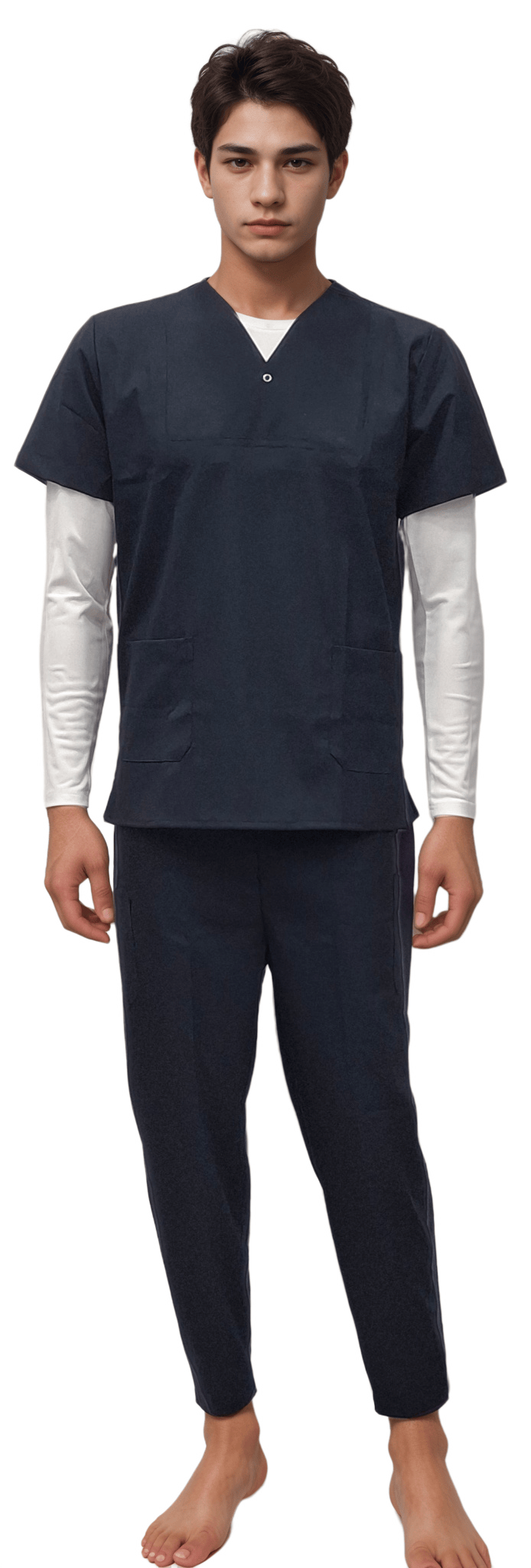 HICKORY Dark Navy Scrub – Comfortable and Stretchable Medical Uniform