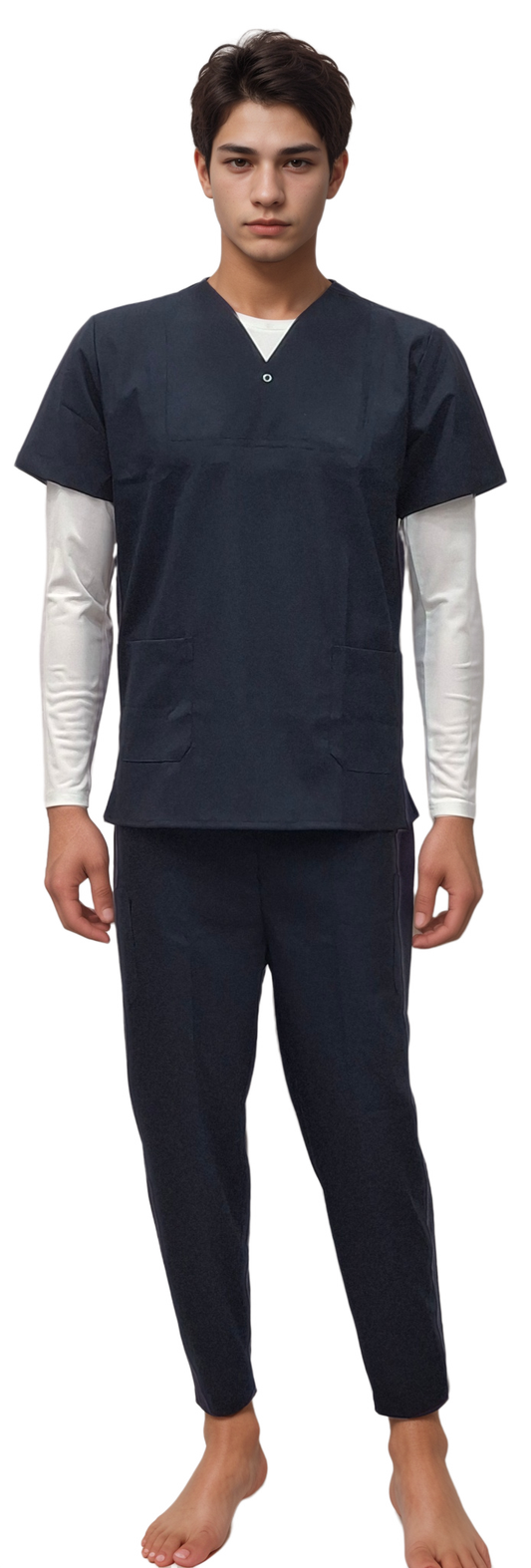 HICKORY Dark Navy Scrub – Comfortable and Stretchable Medical Uniform