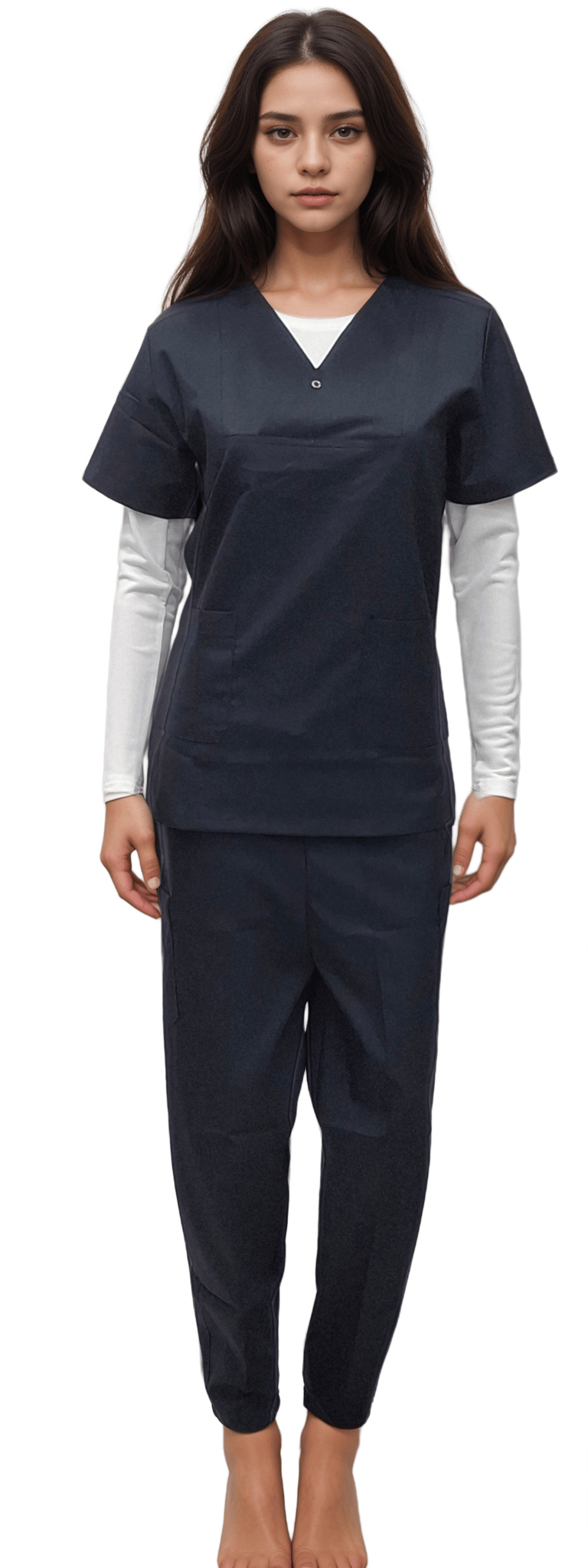 HICKORY Dark Navy Scrub – Comfortable and Stretchable Medical Uniform