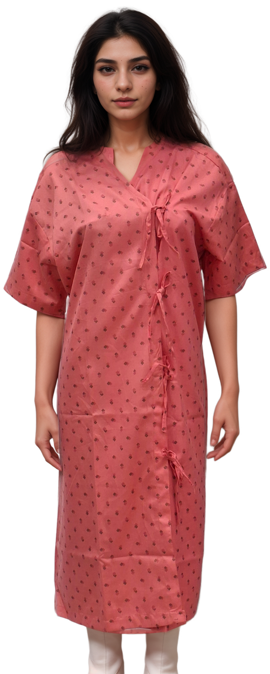 Patient Gown Nadi Tulip Print | HICKORY
