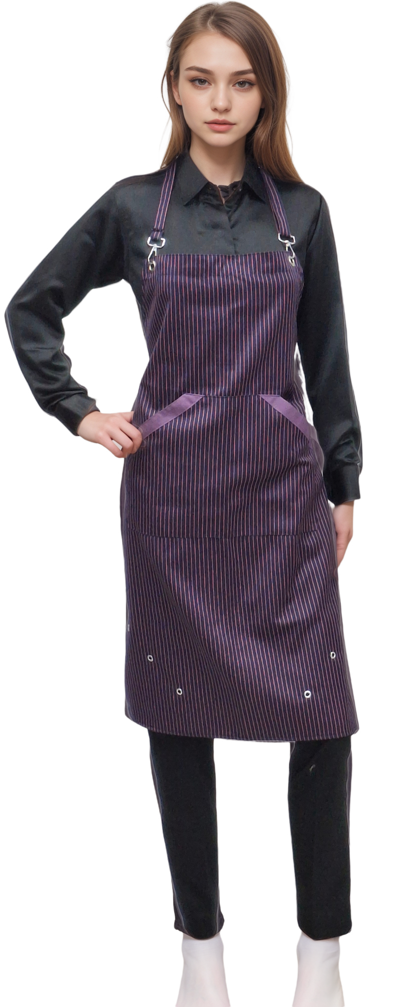 Premium Kitchen Apron Lavender Lining | HICKORY