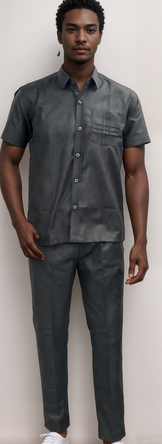 Safari Top Grey , Bouncer Shirt | HICKORY