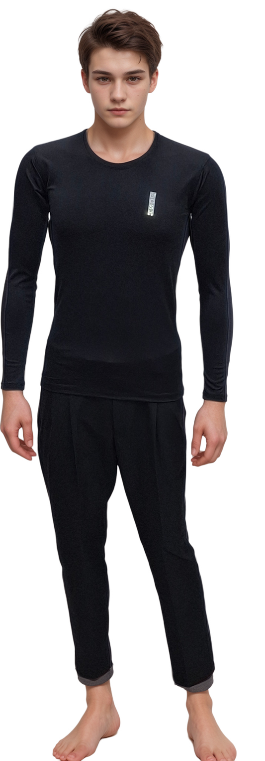Black Under Scrub T-Shirt – Body-Fit Base Layer for Medical, Sports & Activewear Essentials